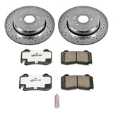 Power Stop 10-16 Hyundai Genesis Coupe Rear Z26 Street Warrior Brake Kit