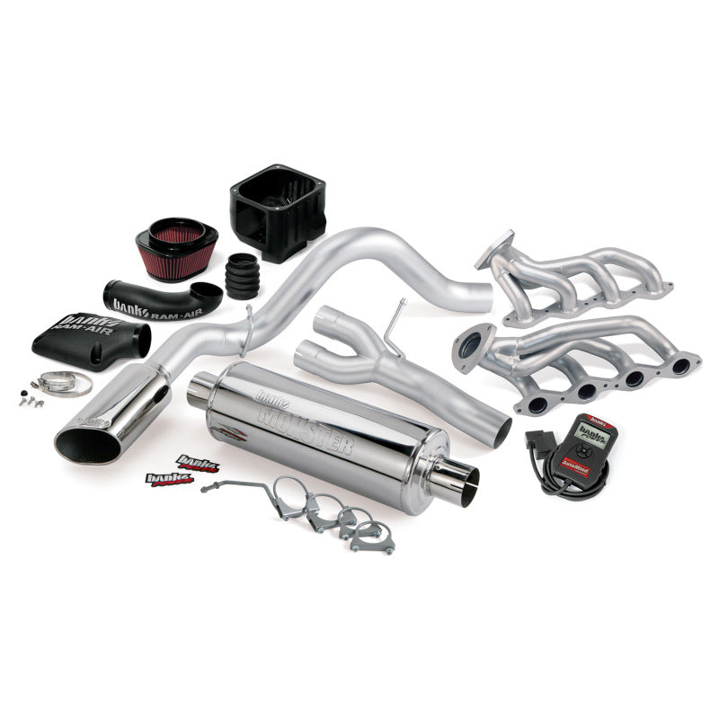 Banks Power 09 Chevy 5.3L CCSB/ECSB FFV PowerPack System - SS Single Exhaust w/ Chrome Tip - GTR Auto