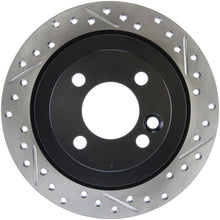 Load image into Gallery viewer, StopTech 02-06 Mini Cooper/Cooper S Slotted &amp; Drilled Left Rear Rotor