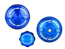 Load image into Gallery viewer, Sinister Diesel 08-10 Ford 6.4L Billet Blue Cap Kit