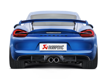 Load image into Gallery viewer, Akrapovic 16-16 Porsche Boxster Spyder / Cayman GT4 (981) Slip-On Line (Titanium) w/ Titanium Tips