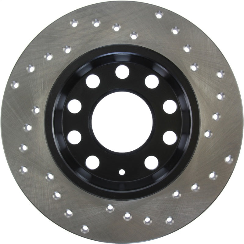 StopTech 01-08 Audi A4 Cross Drilled Cryo Right Rear Rotor