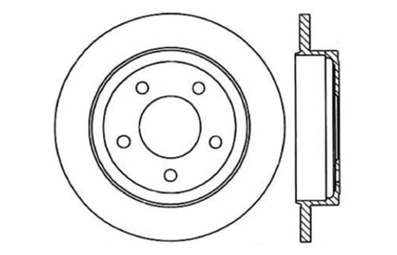 StopTech Slotted & Drilled Sport Brake Rotor