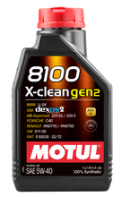 Load image into Gallery viewer, Motul 1L Synthetic Engine Oil 8100 X-CLEAN Gen 2 5W40