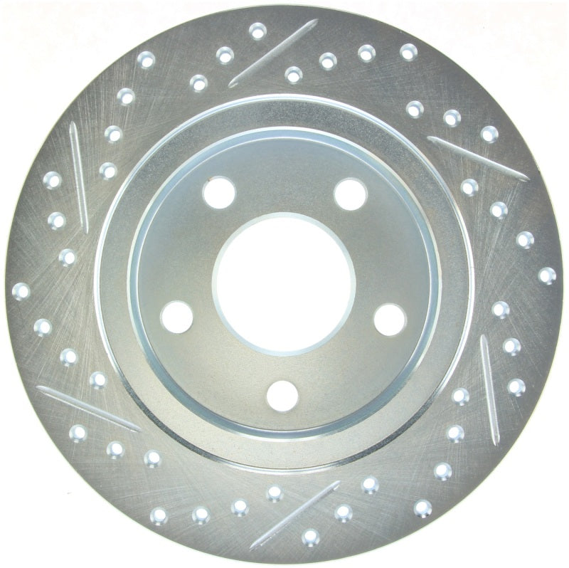 StopTech Select Sport 92-02 Cadillac Eldorado Left Slotted & Drilled Sport Brake Rotor - Rear