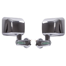 Load image into Gallery viewer, Rugged Ridge 07-18 Jeep Wrangler JK Chrome Door Mirrors w/ LED Turn Signals