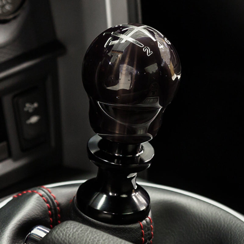 Raceseng Contour Shift Knob (Gate 1 Engraving) BMW Adapter - Smoke Translucent