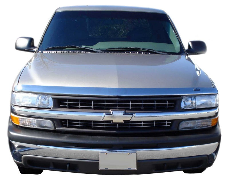 AVS 88-00 Chevy CK High Profile Hood Shield - Chrome