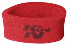 Load image into Gallery viewer, K&amp;N Universal Airforce Pre-Cleaner Air Filter Foam Wrap - Round Straight - Red