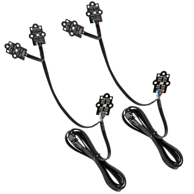 Oracle 19-21 Chevy Silverado 1500 RGB+W Headlight DRL  Kit - ColorSHIFT w/o Controller