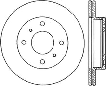 Load image into Gallery viewer, StopTech Power Slot 89-6/96 Nissan 240SX Slotted &amp; Drilled Right Front Rotor