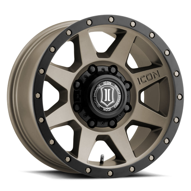 ICON Rebound 17x8.5 8x6.5 13mm Offset 5.25in BS 121.4mm Bore Bronze Wheel