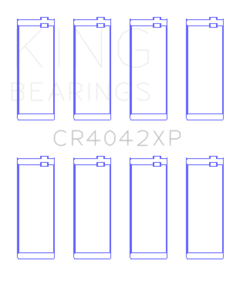 King Engine Bearings BMW M40/M42/M43/M44 1.6L 1.8L 1.9L Performance Rod Bearing Set - Size STD - GTR Auto