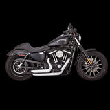 Vance & Hines HD Sportster 14-22 Shortshots Stag Chrome Full System Exhaust