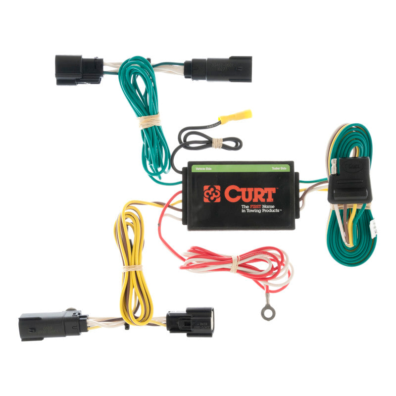 Curt 11-15 Lincoln MKX Custom Wiring Harness (4-Way Flat Output)