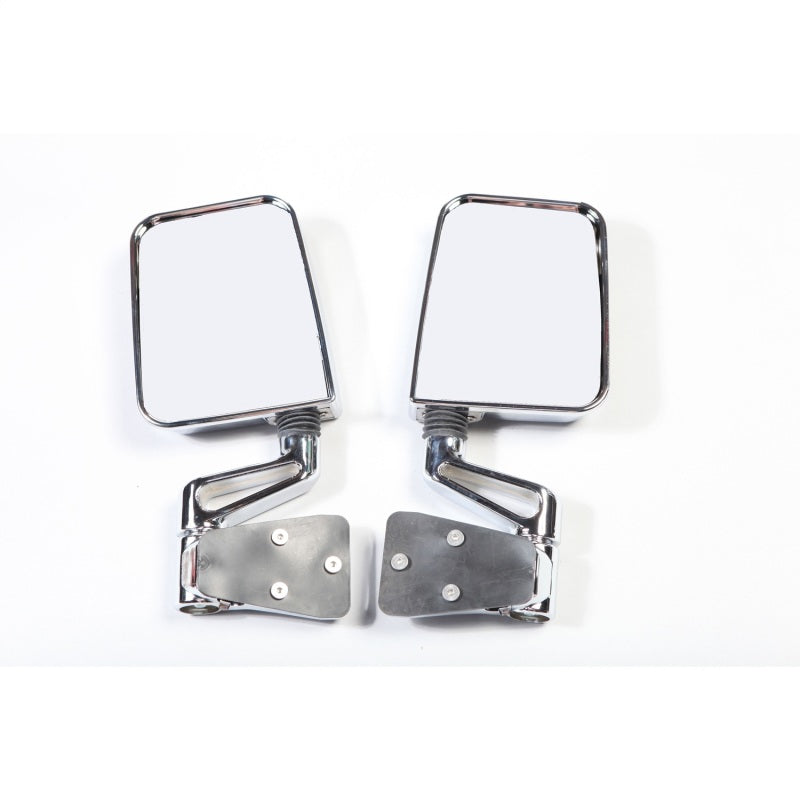 Rugged Ridge 87-02 Jeep Wrangler YJ/TJ Chrome Dual Focus Door Mirror Kit