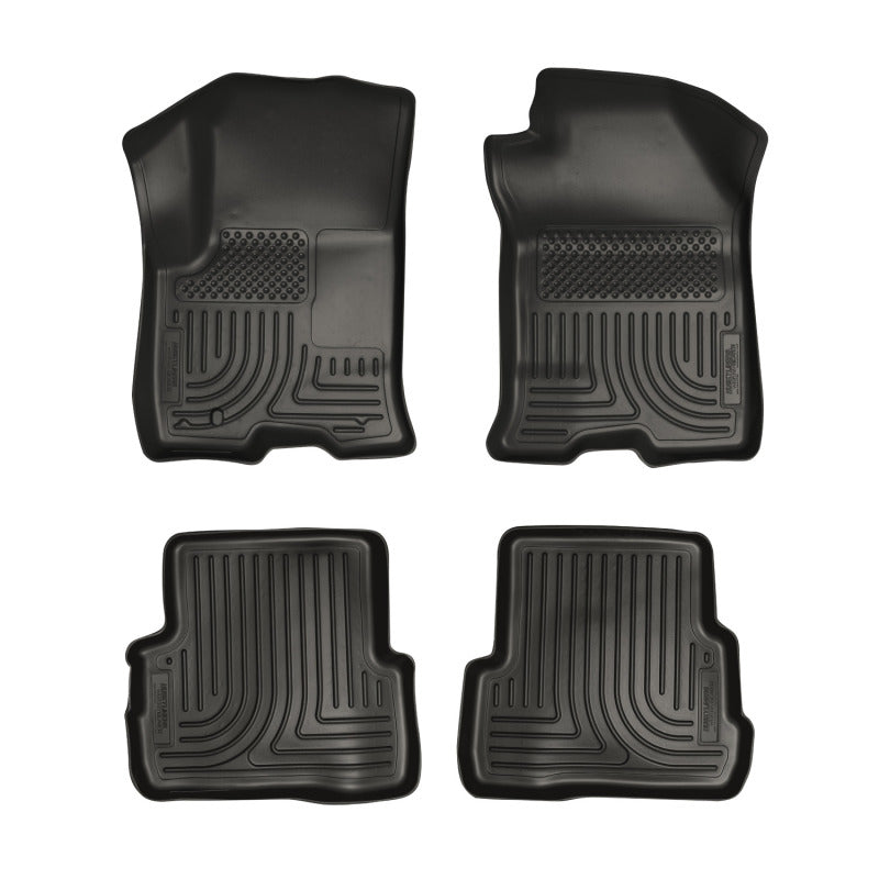 Husky Liners 08-11 Ford Focus WeatherBeater Combo Black Floor Liners - GTR Auto