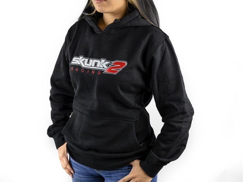 Skunk2 Embroidered Logo Hooded Sweatshirt - XL (Black)