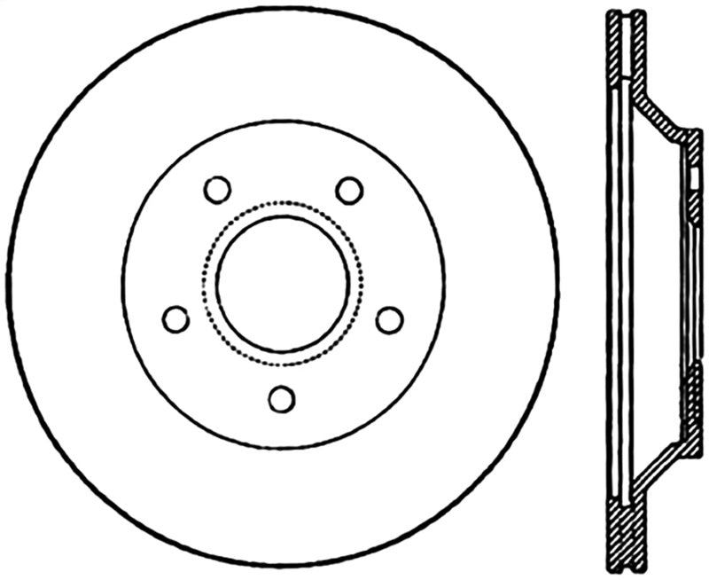 StopTech Slotted & Drilled Sport Brake Rotor