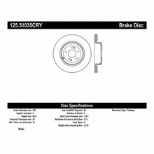 Load image into Gallery viewer, Stoptech 10 Hyundai Genesis Coupe Track Rear Performance Cryo Rotor