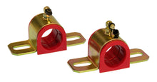 Load image into Gallery viewer, Prothane Universal 90 Deg Greasable Sway Bar Bushings - 1 5/16in - Type B Bracket - Red