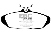 Load image into Gallery viewer, EBC 93-98 Ford Thunderbird 3.8 Ultimax2 Rear Brake Pads