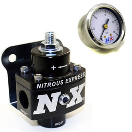 Nitrous Express Fuel Pressure Regulator Non Bypass w/Fuel Pressure Gauge - GTR Auto