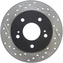 Load image into Gallery viewer, StopTech 02/94-98 Nissan 240SX SportStop Slotted &amp; Drilled Rear Right Rotor