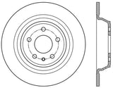 StopTech Sport Cross Drilled Brake Rotor - Rear Left