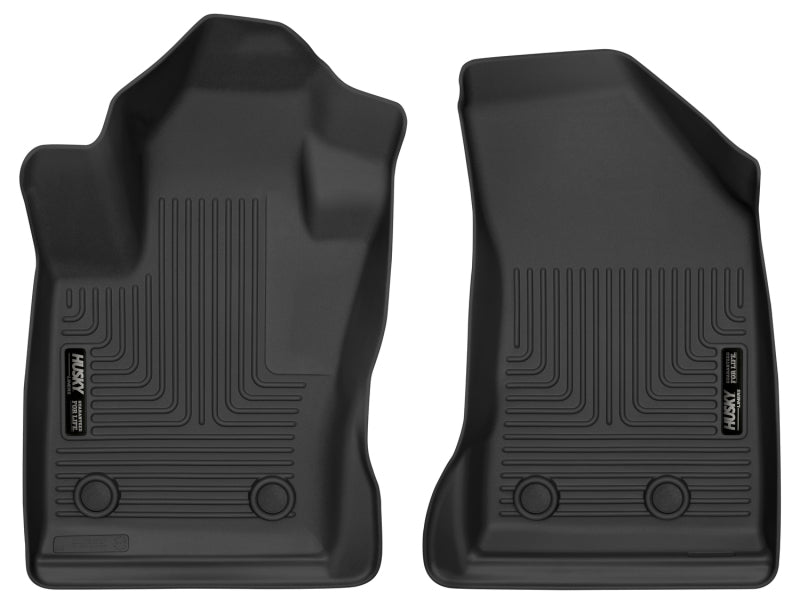 Husky Liners 17-18 Jeep Compass X-Act Contour Black Front Floor Liners - GTR Auto