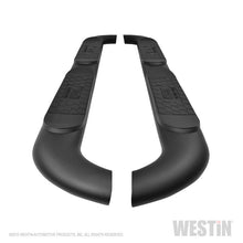 Load image into Gallery viewer, Westin 18-22 Jeep Wrangler JLU 4dr Platinum 4 Oval Nerf Step Bars - Tex. Blk