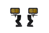 Diode Dynamics 2022 Toyota Tundra C2 Pro Stage Series Ditch Light Kit- Yellow Combo