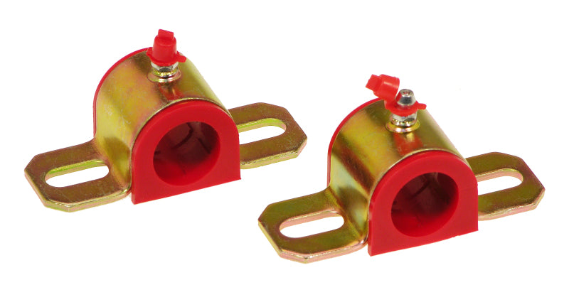 Prothane Universal Greasable Sway Bar Bushings - 15/16in - Type A Bracket - Red