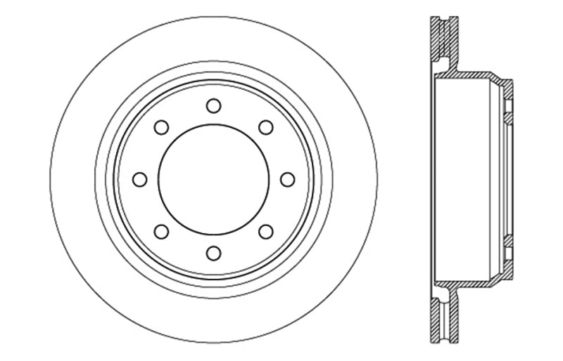 StopTech Drilled Sport Brake Rotor