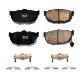 Power Stop 94-06 Hyundai Elantra Rear Z17 Evolution Ceramic Brake Pads w/Hardware