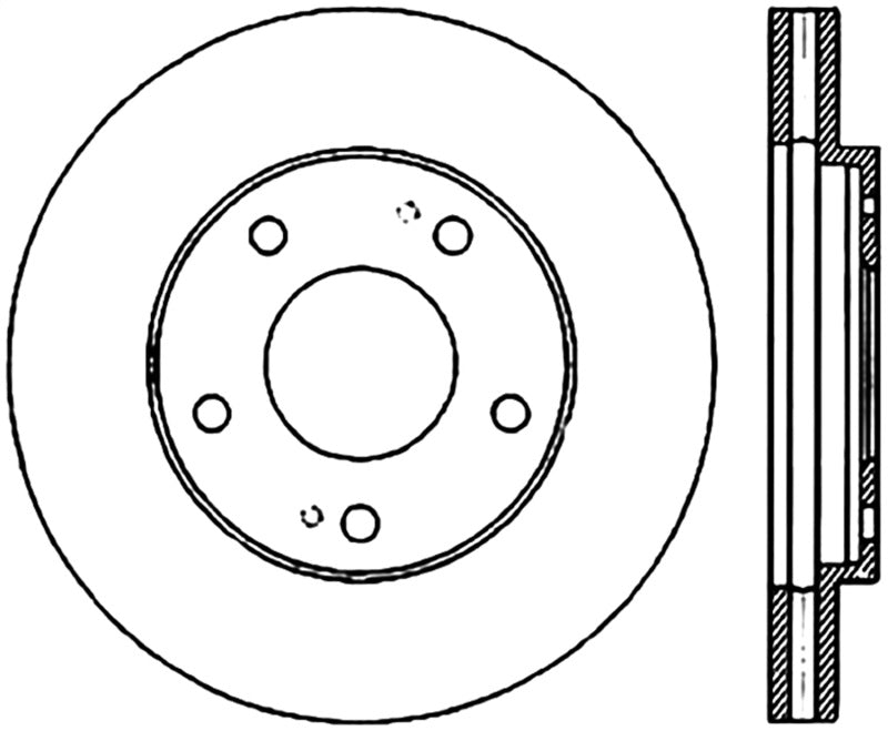 StopTech Drilled Sport Brake Rotor