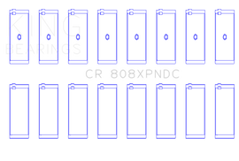 King Engine Bearings Chevrolet BBC 369-502 GEN IV/V/VI Connecting Rod Bearing Set