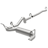 MagnaFlow 12-14 Jeep Wrangler 4dr Single Straight Rear P/S Exit Stainless C/B Performance Exhaust