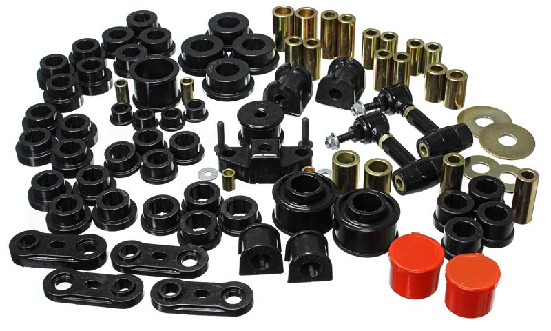 Energy Suspension 08-12 Subaru Impreza WRX Black Hyper-Flex Master Bushing Set - GTR Auto