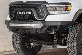Addictive Desert Designs 2019 Ram Rebel 1500 Stealth Fighter Fr Bumper w/Parking Sensor Cutouts - GTR Auto