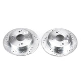 Power Stop 1997 Acura CL Rear Evolution Drilled & Slotted Rotors - Pair
