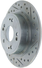 Load image into Gallery viewer, StopTech Select Sport Drilled &amp; Slotted Rotor - Rear Left