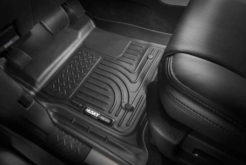 Husky Liners 2020 Kia Telluride Weatherbeater Black Front & 2nd Seat Floor Liners - GTR Auto