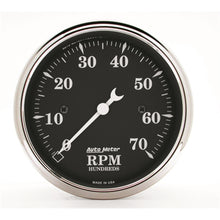 Load image into Gallery viewer, AutoMeter Gauge Tachometer 3-1/8in. 7K RPM In-Dash Old Tyme Black