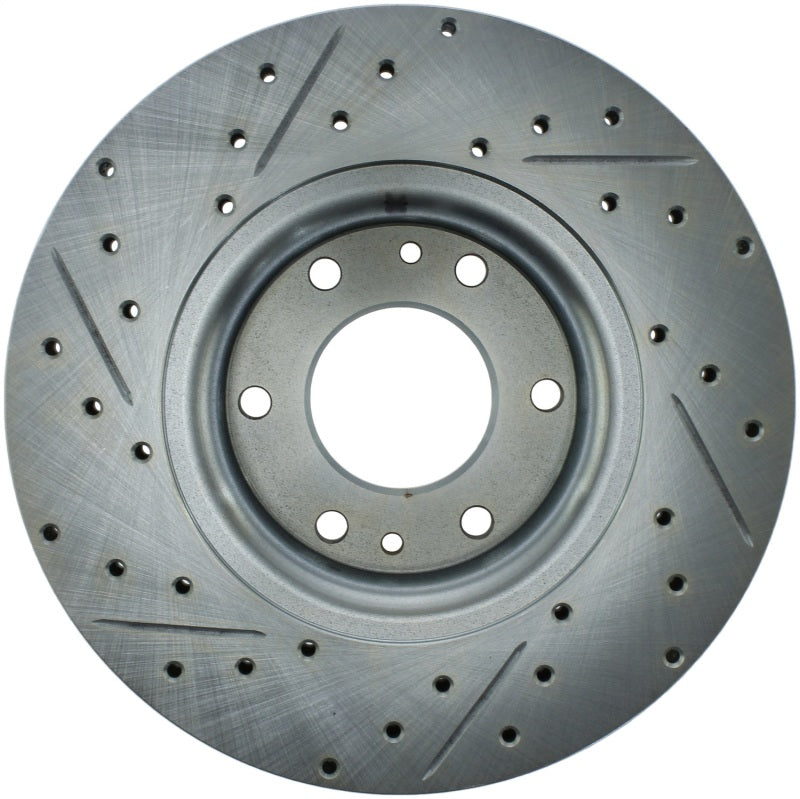 StopTech Select Sport 05-09 Chevrolet Trailblazer SportStop Slotted & Drilled Front Left Rotor
