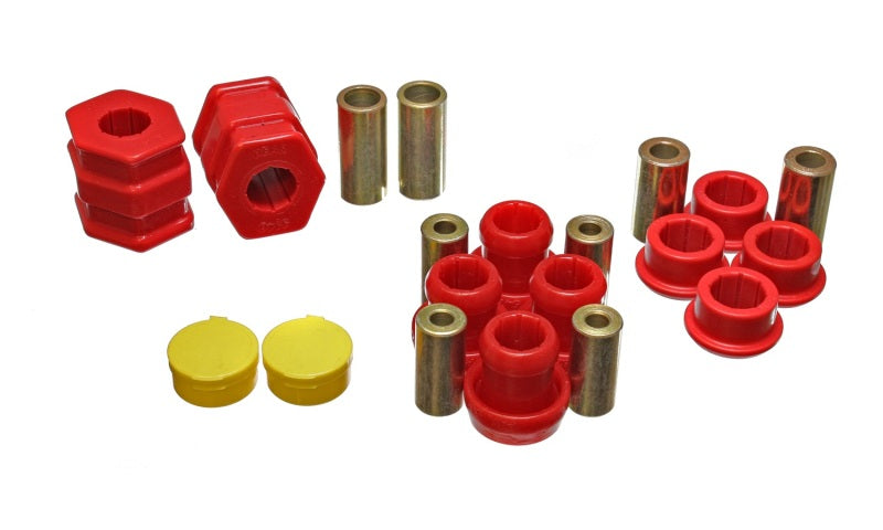 Energy Suspension 99-00 Honda Civic Si Red Front Control Arm Bushing Set - GTR Auto