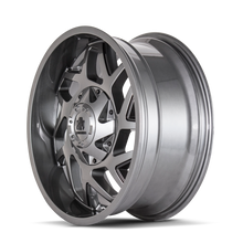 Load image into Gallery viewer, Mayhem 8106 Hatchet 20x10 / 6x135 BP / -19mm Offset / 106mm Hub Gloss Gunmetal w/ Black Wheel