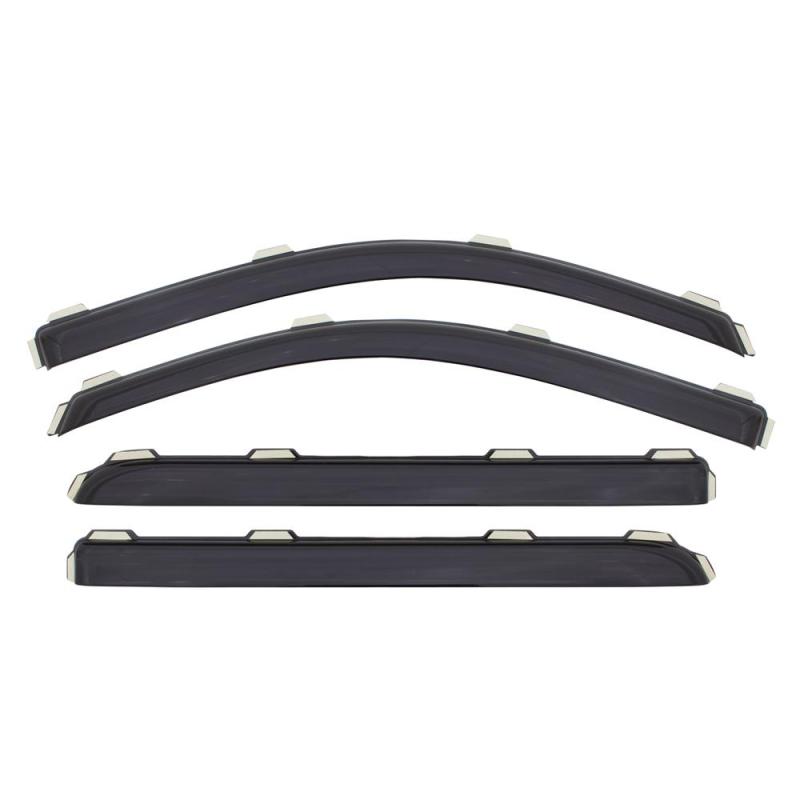 AVS 90-94 Lincoln Town Car Ventvisor In-Channel Front & Rear Window Deflectors 4pc - Smoke