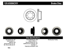 Load image into Gallery viewer, Stoptech 00-05 Ford Excursion / 99-04 Ford F250 Super Duty Front Cyro Performance Rotor