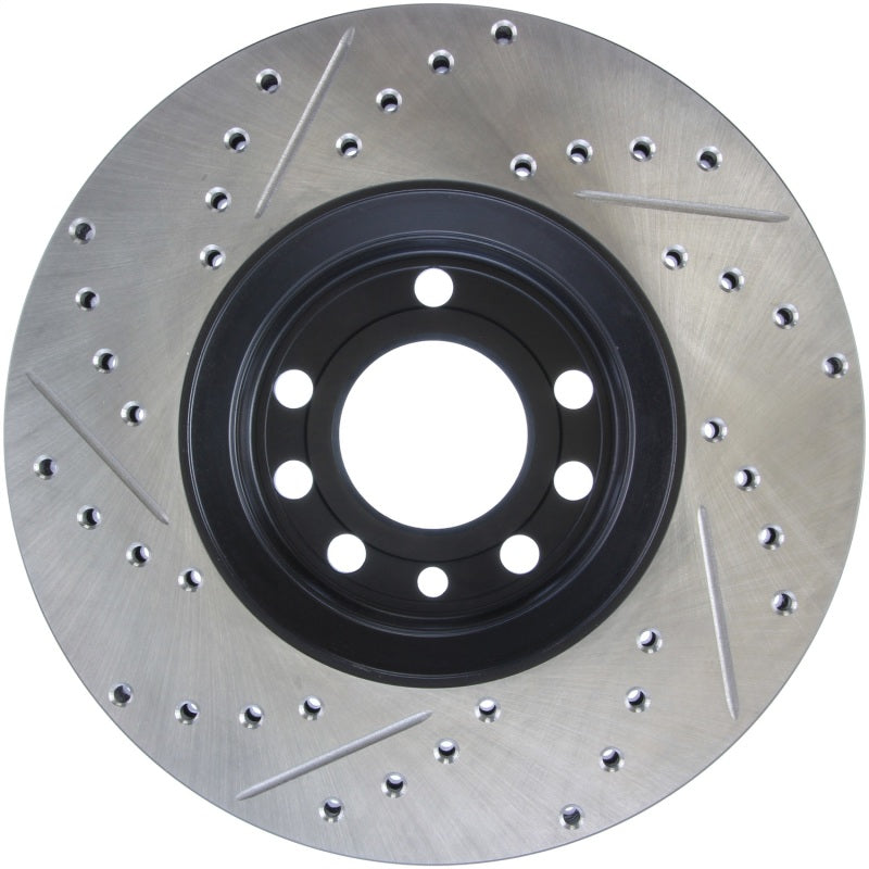 StopTech 03-09 Saab 9-3 Slotted & Drilled Left Front Rotor